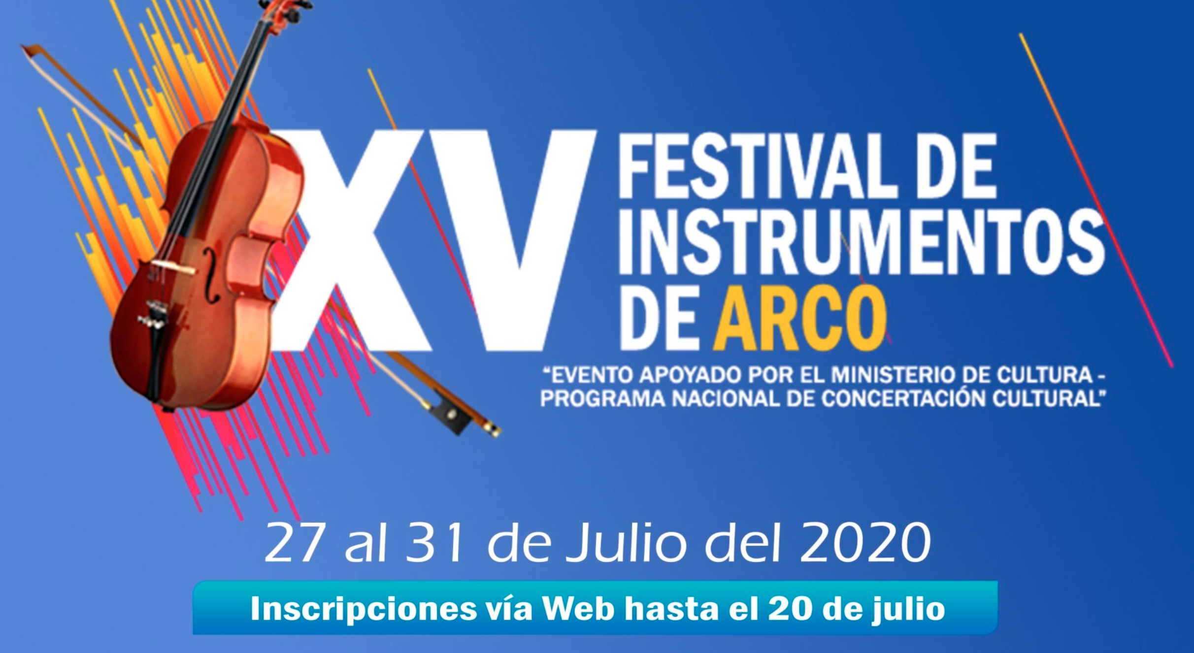 Convocatoria: XV Festival de instrumentos de arco