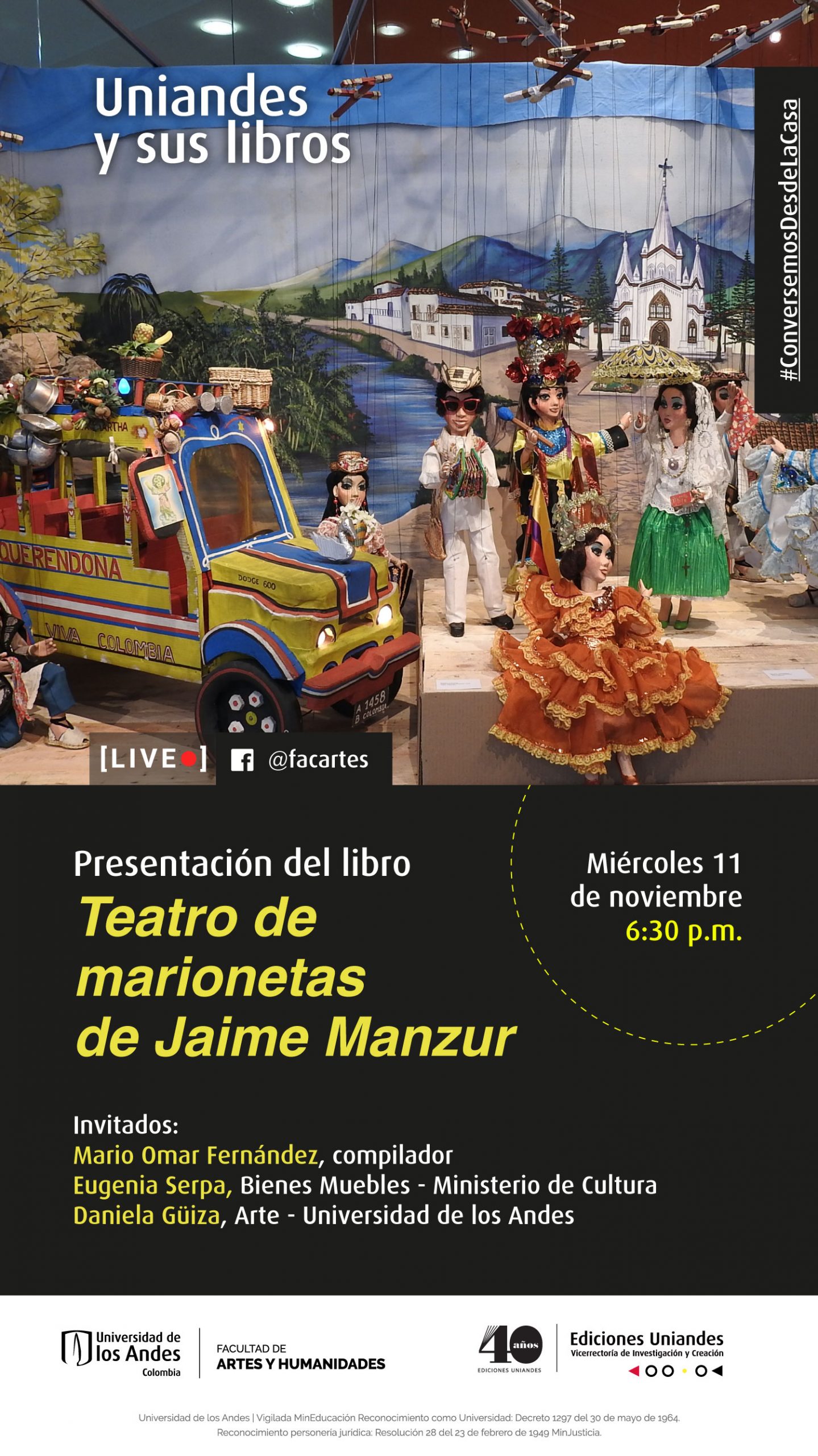 Presentación del libro Teatro de marionetas de Jaime Manzur