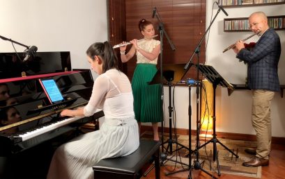 Concierto del mediodía: Trío Arewa, dos flautas y piano (Colombia)