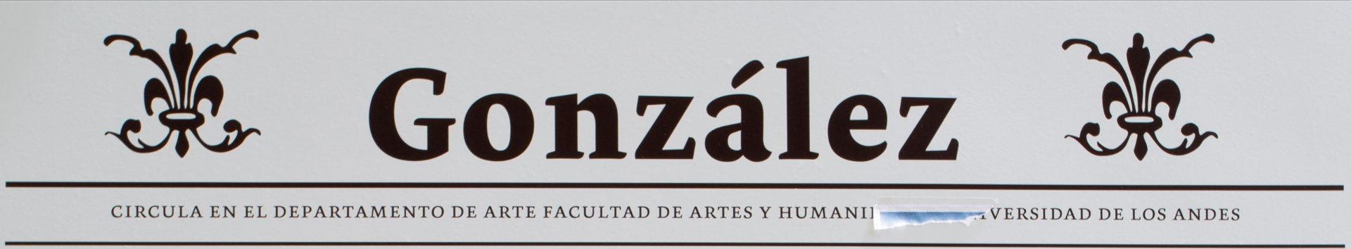 El Departamento de Arte ha pasado por la hoja González desde 2005
