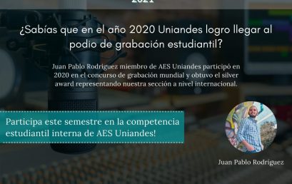 Charla informativa sobre la Competencia interna AES 2021 con Juan Pablo Rodríguez