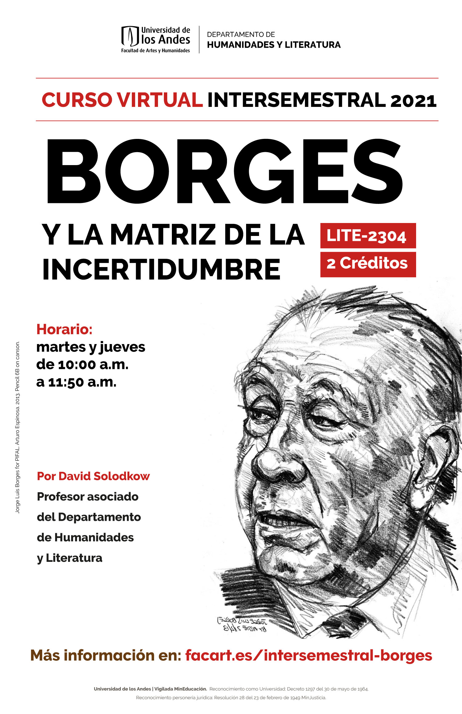 LITE-2304 JORGE LUIS BORGES Y LA MATRIZ DE LA INCERTIDUMBRE