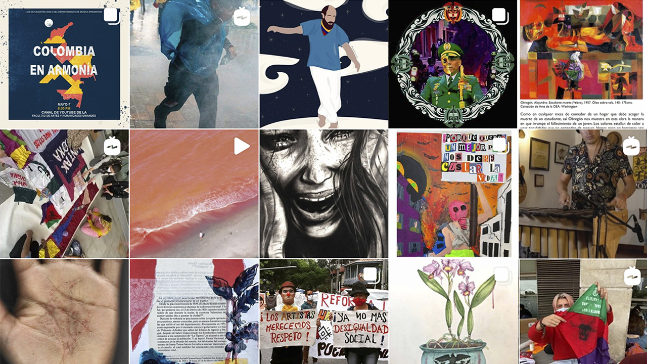 Nuestra galería de Instagram Facartes está abierta para la comunidad durante el paro