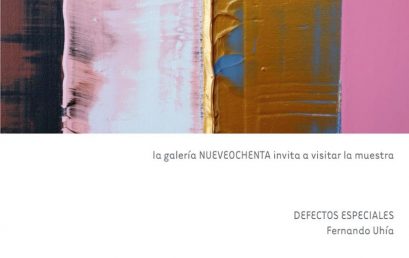 Exposición Defectos Especiales de Fernando Uhía en Nueveochenta