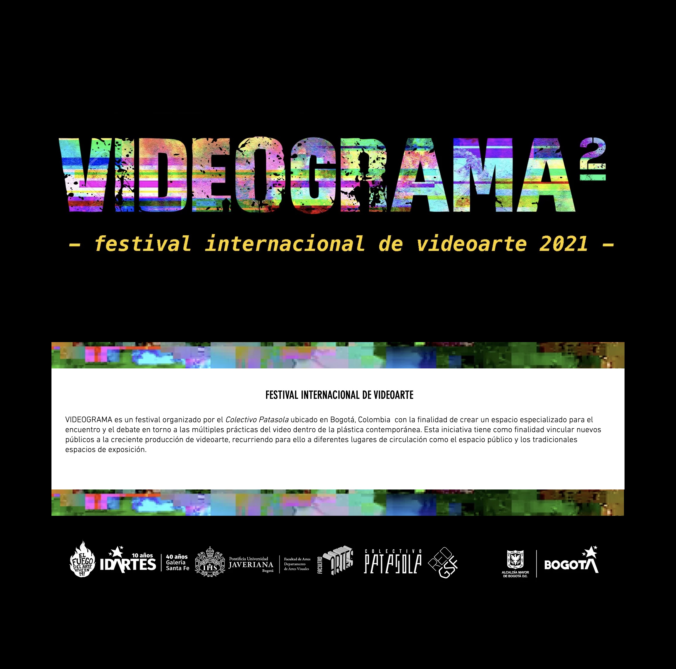 Convocatoria: Festival Internacional de videoarte VIDEOGRAMA
