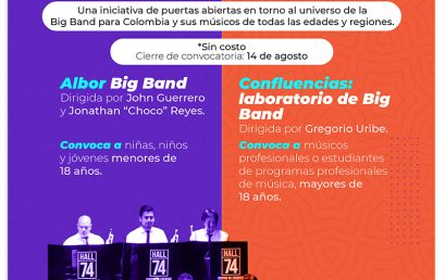 Escuela de Big Band | Campamento virtual en jazz, dirigido por Gregorio Uribe y John Guerrero