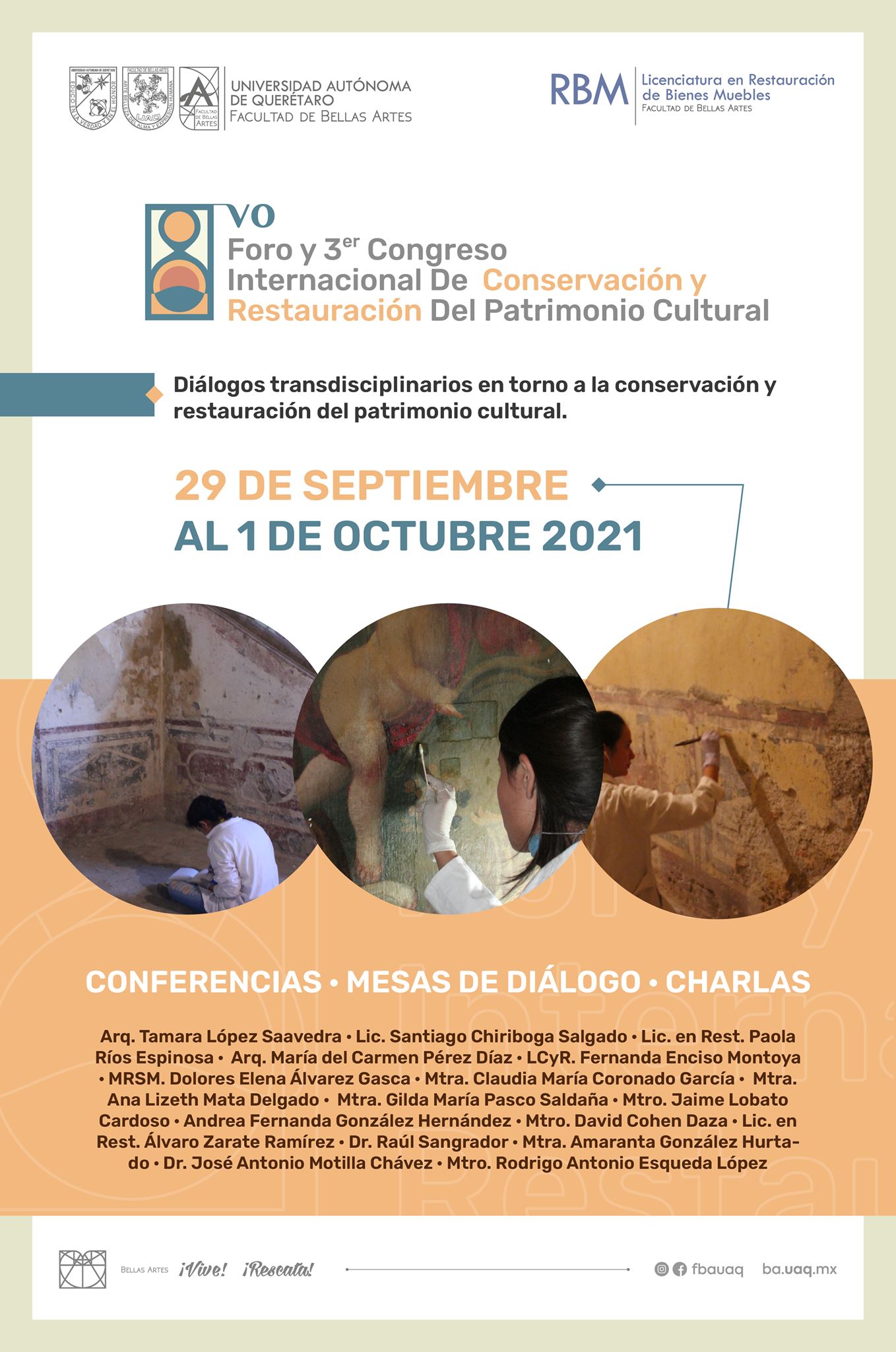 Congreso Internacional de Conservación y Restauración del Patrimonio Cultural "Diálogos Transdisciplinarios - David Cohen