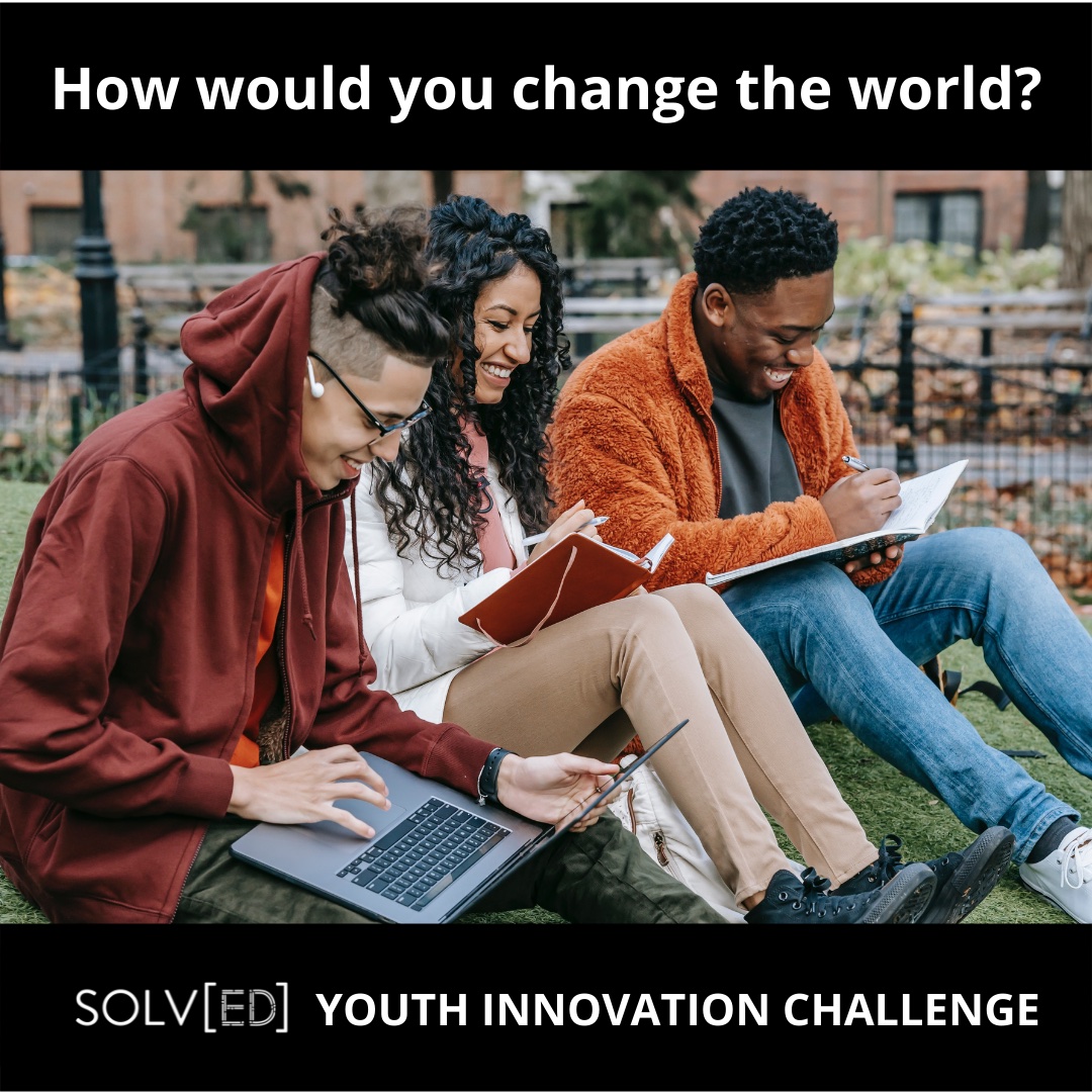 Solv[ED] es un programa creado por MIT Solve para jóvenes como tú, que quieren generar un impacto positivo en su comunidad y en el mundo.