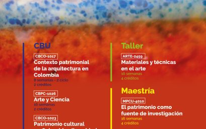 Oferta de cursos Laboratorio de Estudios en artes y Patrimonio – LEAP 2022-10