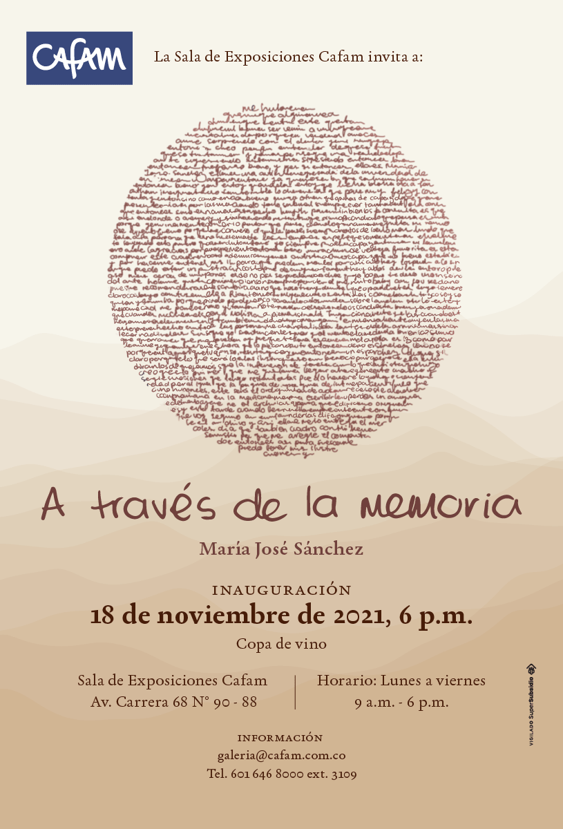 Inauguración: A través de la memoria de María José Sánchez