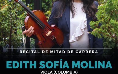 Recital de mitad de carrera: Edith Sofía Molina, viola