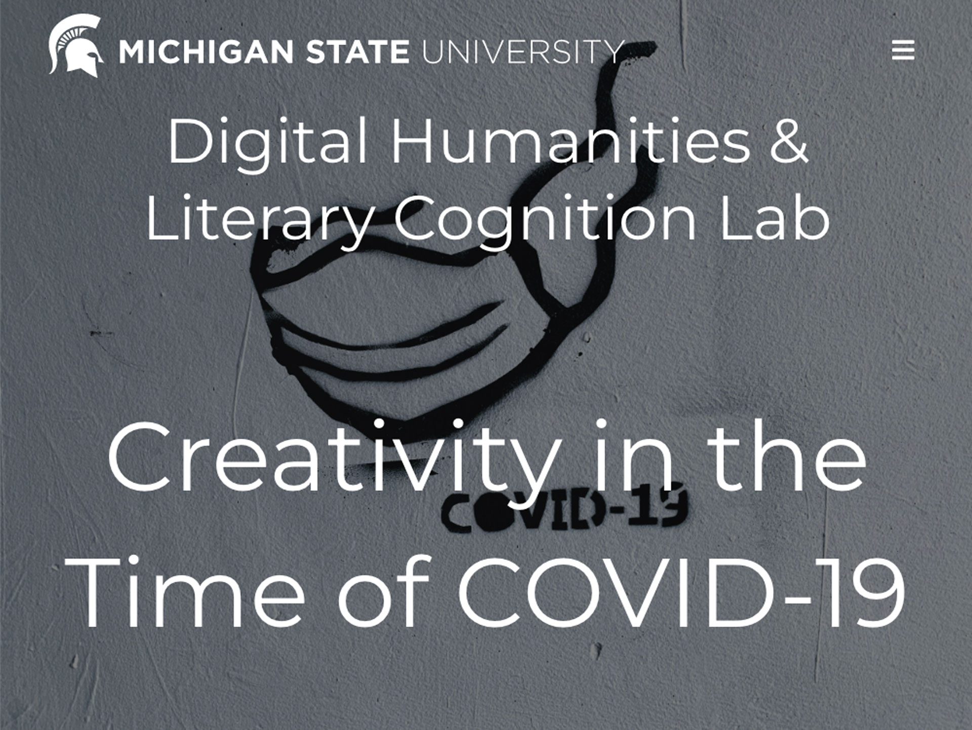 Convocatoria: Creatividad en tiempos de COVID-19 de Michigan State University