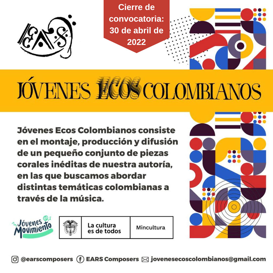 Convocatoria: Jóvenes Ecos Colombianos 2022