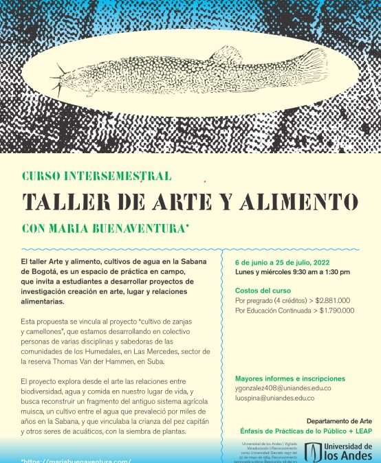 Curso intersemestral: Taller de arte y alimento con María Buenaventura