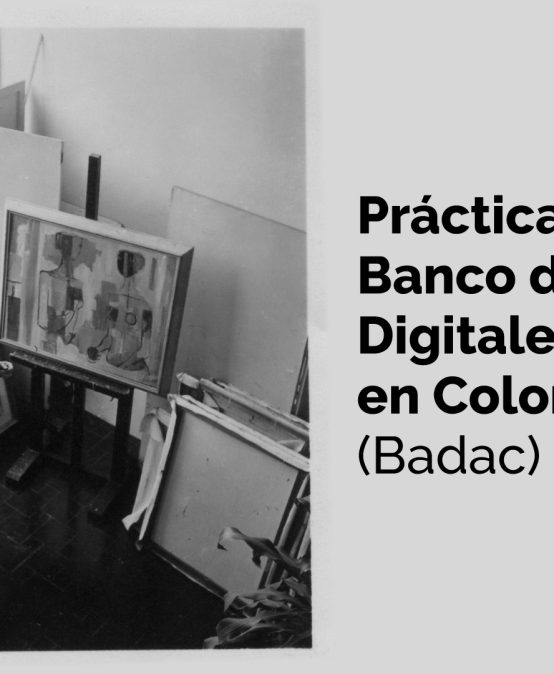 Prácticas en el Banco de Archivos Digitales de Artes en Colombia – Badac 2023-1