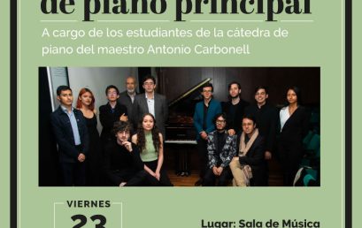 Concierto de los estudiantes de piano principal