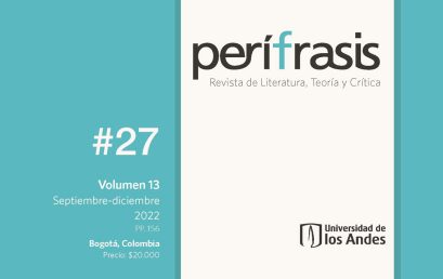 Perífrasis. Revista de literatura, teoría y crítica estrena su número 27