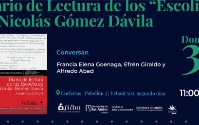 Presentación del libro: Diario de lectura de los “Escolios de Nicolás Gómez Dávila