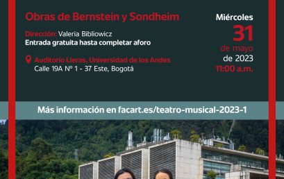 Recital de Conjuntos en 2023-1: Teatro Musical