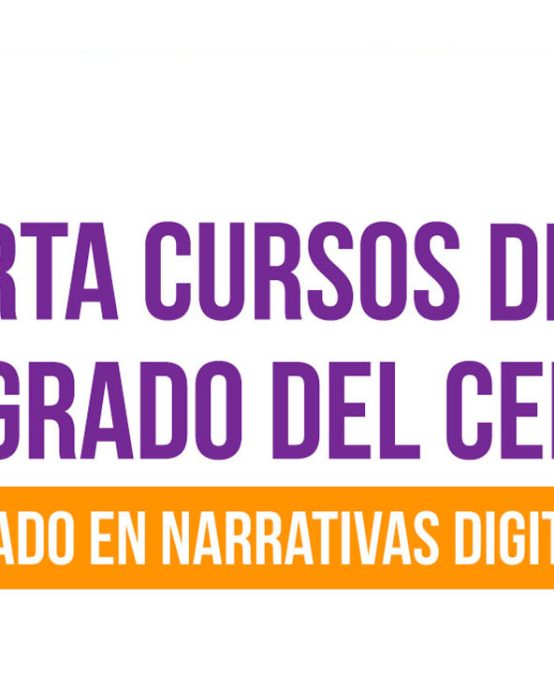 Oferta de cursos del Centro de Estudios en Periodismo – Ceper para Narrativas Digitales 2023-2