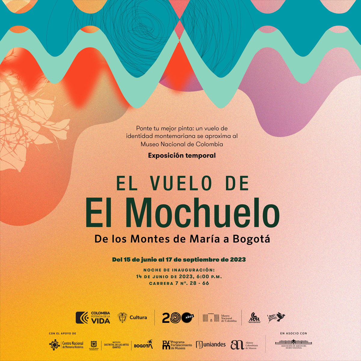 El Museo Nacional de Colombia conmemora sus 200 años invitando a su sala de exposiciones al Museo Itinerante de la Memoria y la Identidad de los Montes de María ‘El Mochuelo’, del 15 de junio al 17 de septiembre de 2023
