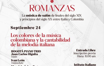 Bogotá Piano Trio en el Instituto Italiano de Cultura