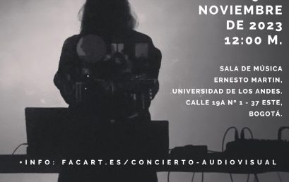 Concierto del mediodía: Improvisaciones Audiovisuales de Diana Medina