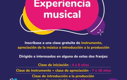 Experiencia musical del Programa Infantil y Juvenil de Formación Musical en 2024-1