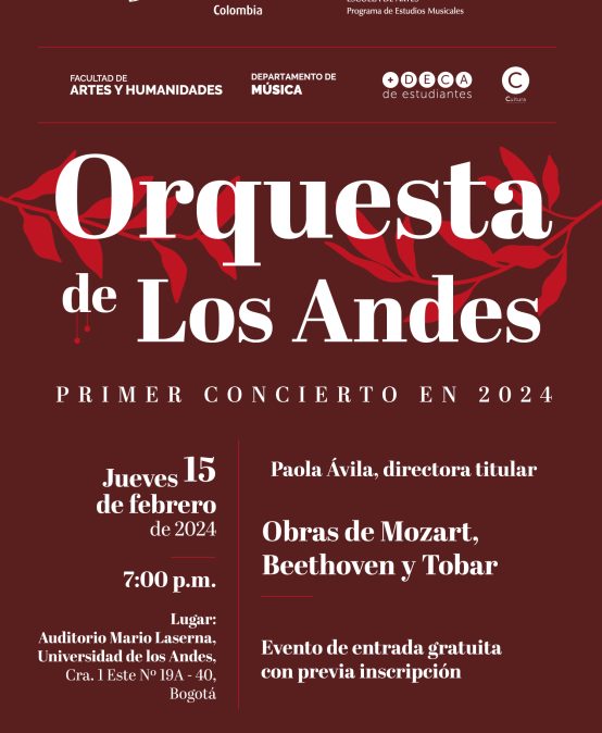 Orquesta de Los Andes: obras de Mozart, Beethoven y Tobar