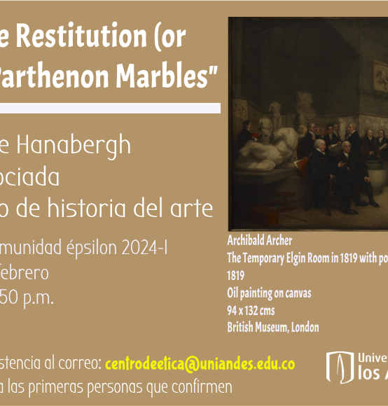 Debate: “The Restitution (or not) of the Parthenon Marbles”