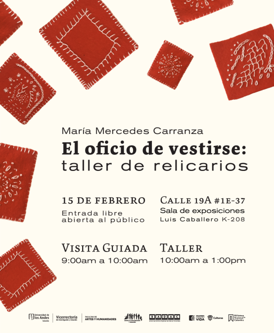María Mercedes Carranza: El oficio de vestirse. Visita guiada y taller de relicarios