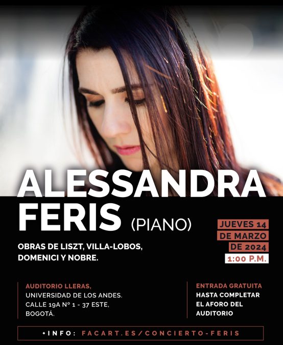 Concierto del mediodía: Alessandra Feris (piano)