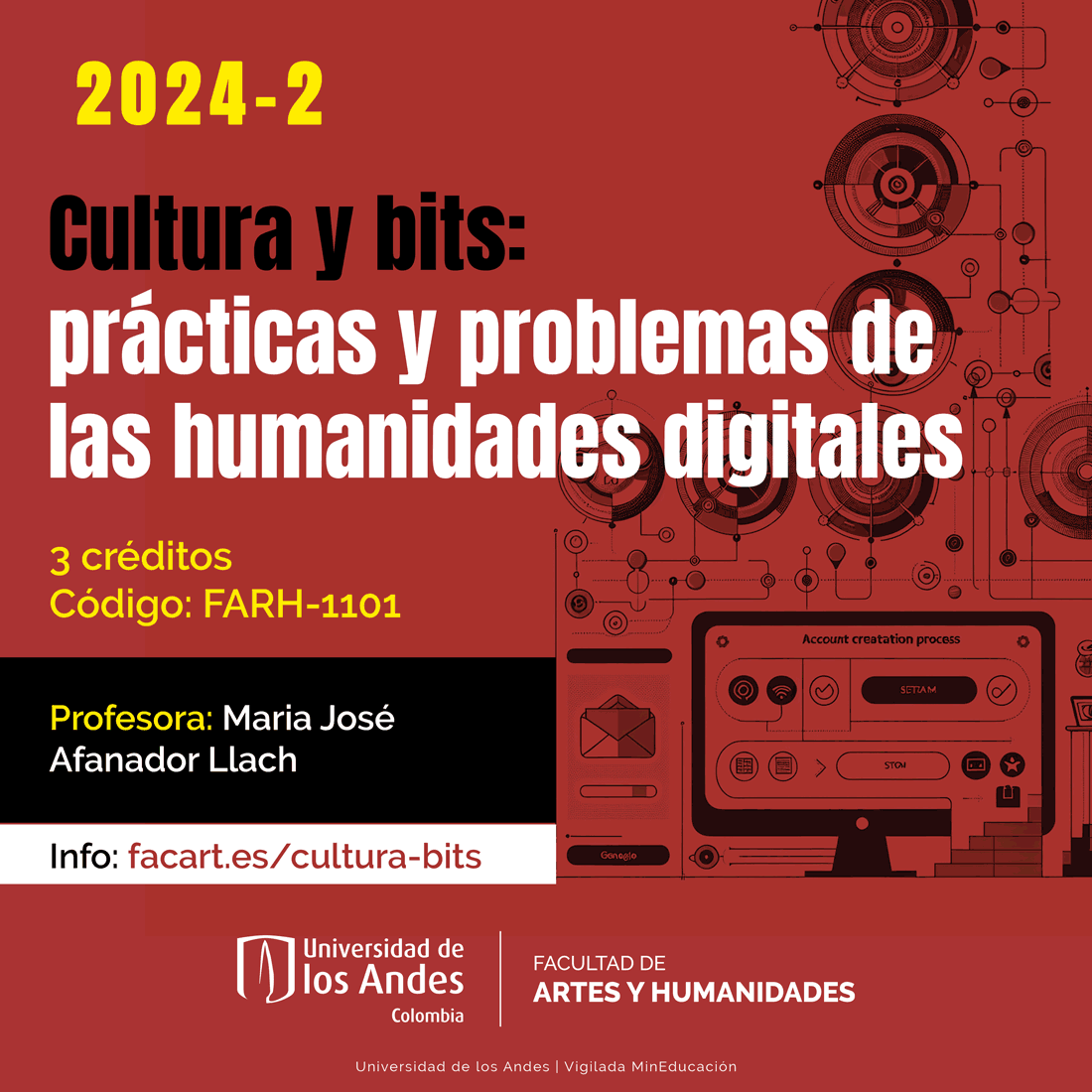 Nuevo curso: Cultura y bits.  Prácticas y problemas de las humanidades digitales