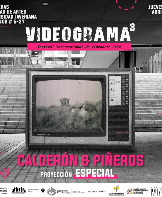 Proyección especial “CALDERÓN Y PIÑEROS” en el Festival Internacional de Videoarte VIDEOGRAMA