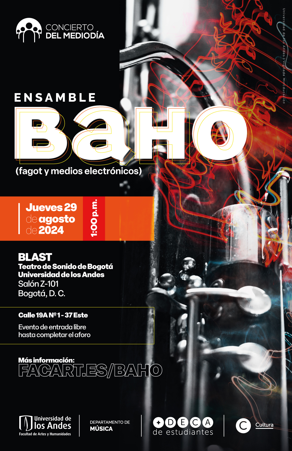 Concierto del mediodía: Ensamble Baho (fagot y medios electrónicos)