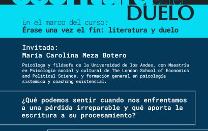 Charla: Emociones y escritura en el duelo