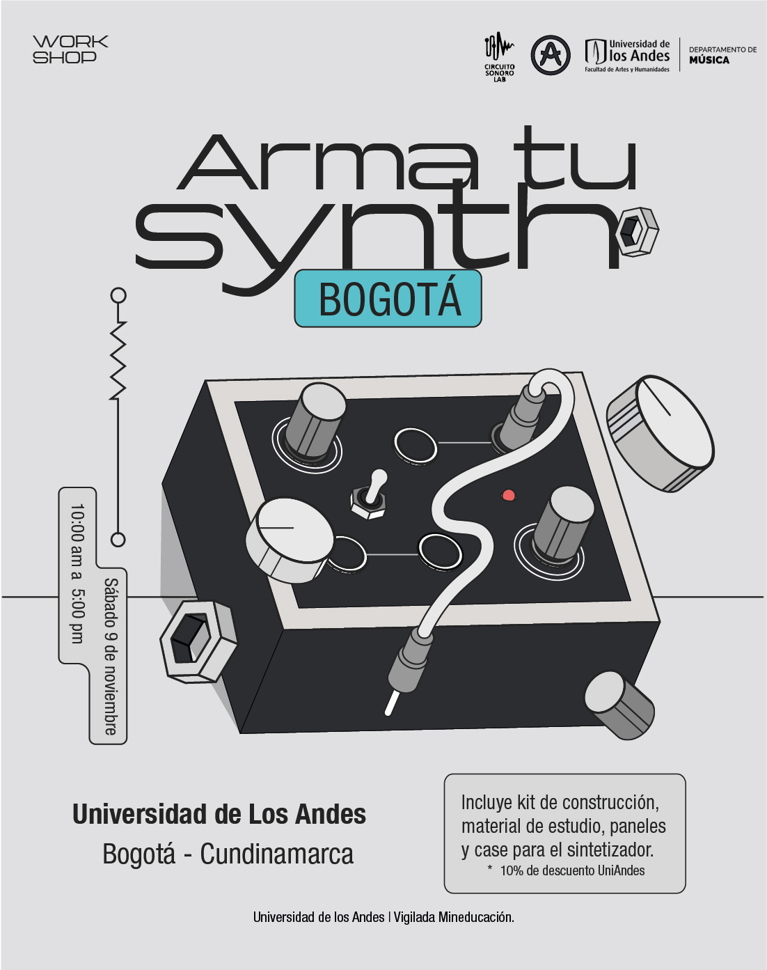 Circuito Sonoro Lab presenta: Arma tu synth