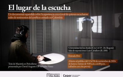 El lugar de la escucha: un documental expandido sobre la experiencia emocional de quienes escucharon miles de testimonios del conflicto armado en Colombia