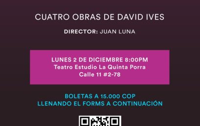 Función del Grupo de Teatro Uniandes de la obra “Cuestión de sincronía»