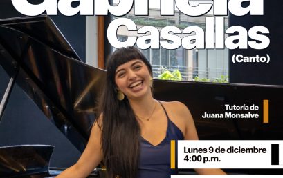 Recital de mitad de carrera: Gabriela Casallas (canto)