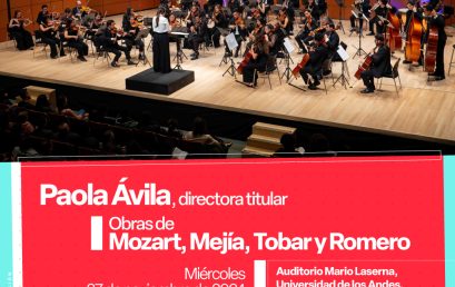 Orquesta de Los Andes presenta: obras de Mozart, Mejía, Tobar y Romero