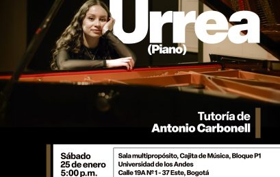 Recital de grado: Camila Urrea (piano)