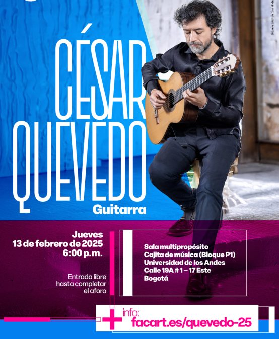 Concierto de la Tarde: César Quevedo (guitarra)