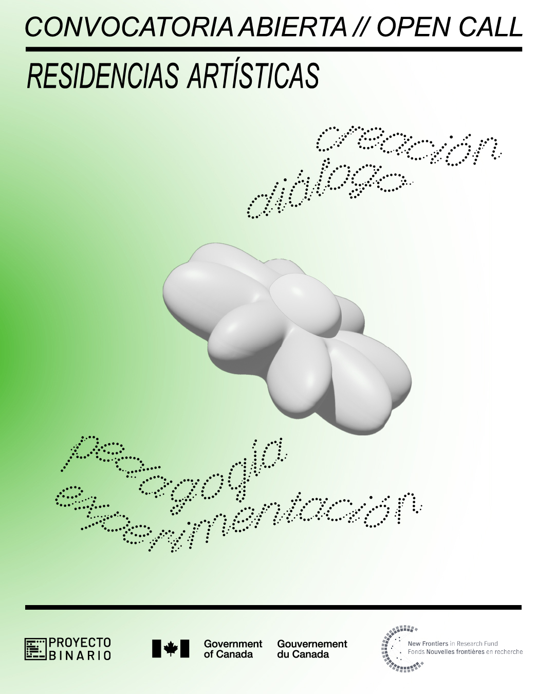 Convocatoria dirigida a artistas emergentes (profesionales o no), creativos de diversas disciplinas, estudiantes y recién egresados que residan en Bogotá.