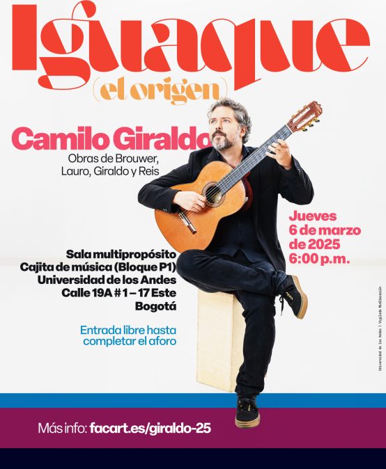 Concierto de la Tarde: Iguaque (El origen) por Camilo Giraldo (guitarra)