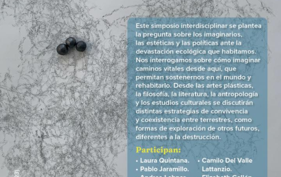 Camilo del Valle participa en el Simposio | Sentir el mundo: Estrategias estético-afectivas en el fin de los tiempos