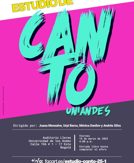 Concierto del Estudio de Canto Uniandes en 2025-1