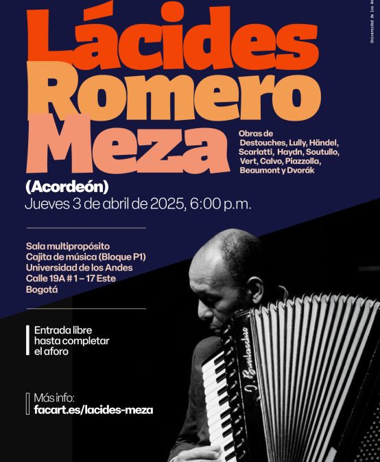 Concierto de la Tarde: Lácides Romero Meza (acordeón)