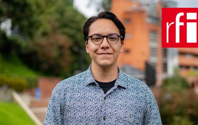 Isaac Vargas estudiante de la Maestría en Periodismo ganador del Premio Reportaje RFI
