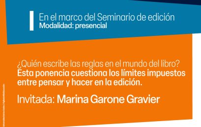 Conferencia: Del diseño gráfico a la edición: un camino personal